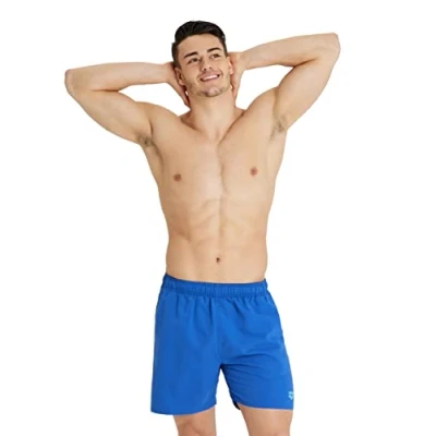 Immagine di arena Fundamentals Costume Uomo Mare e Piscina, da Bagno in Tessuto ad Asciugatura Rapida, Boxer con Slip Interno Rete Tasche Laterali Posteriore