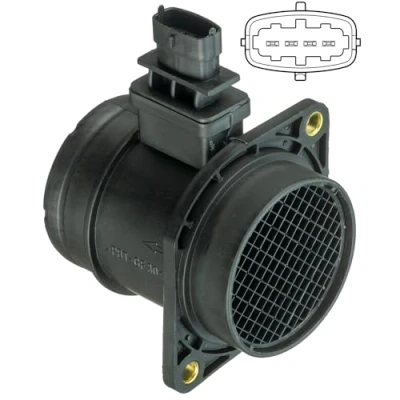 Immagine di DELPHI AF10403 12B1 Debimetro FIAT: Grande Punto Hatchback, BRAVO 2, Panda II ALFA ROMEO: 147, 156 Sedan, MiTo, LANCIA: Ypsilon