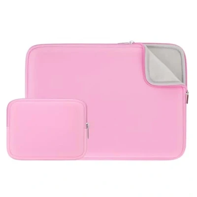 Immagine di RAINYEAR 11 11,6 Pollici Custodia Protettiva per Laptop PC Notebook Computer Sleeve Caso Morbide con Piccola Borsa Aggiuntiva,Compatibile 11,6&quot; MacBook Air Chromebook(Rosa,Versione Aggiornata)