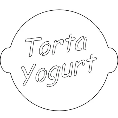 Immagine di silikomart 70.039.99.0060 Stencil per Torte acc063 Torta allo Yogurt