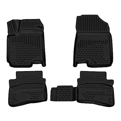 Immagine di WALSER XTR 75207 Set tappetino Gomma anteriore nero Su misura