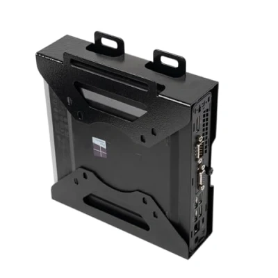 Immagine di Shinar supporto in metallo compatibile con Dell Mini PC staffa di montaggio Forma Factor, adattatore VESA base e da parete adatto per