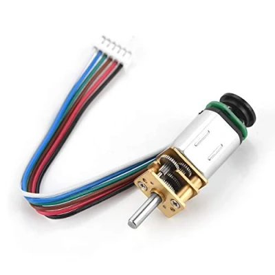 Immagine di Motore di riduzione della velocità del motoriduttore GBMQ GM12BY20 Micro con codificatore magnetico codificato Hall DC6V 2W(6V 60 RPM)