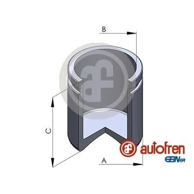 Immagine di AUTOFREN SEINSA D02561 Pistone, Pinza freno 48 Assale anteriore ATE VOLKSWAGEN: GOLF 1, 3, Passat B3/B4 Variant