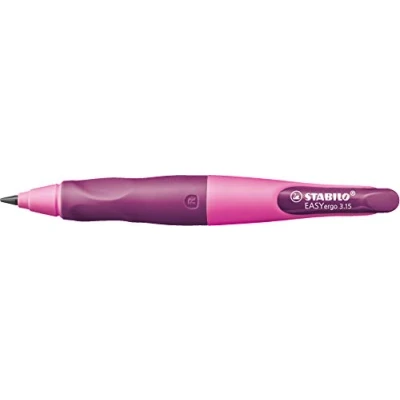 Immagine di Matita a scatto Ergonomica STABILO EASYergo 3.15 in Rosa/Lilla per Destrimani con mina mm gradazione HB