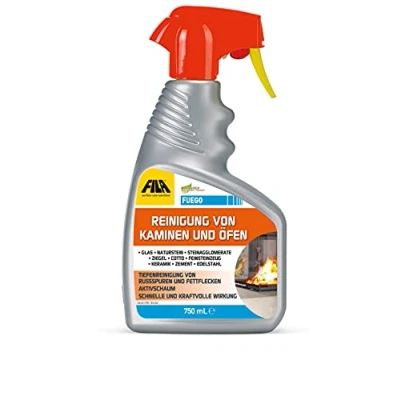 Immagine di FILA Surface Care Solutions la pulizia di camini e stufe è stata sviluppata: ideale per rimozione fuliggine sporco dai grassi combustione, incolore, 750 ml, FUEGO