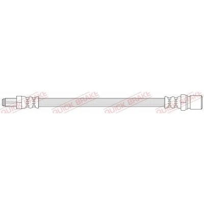 Immagine di QUICK BRAKE 37.038 Tubi Freno 210mm M10x1 con filettatura interna, esterna