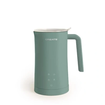 Immagine di CREATE/MILK FROTHER/Montalatte elettrico Verde salvia/Touch screen, 4 programmi automatici, sistema di sicurezza, 350 ml, uso a caldo o freddo, 400 Watt