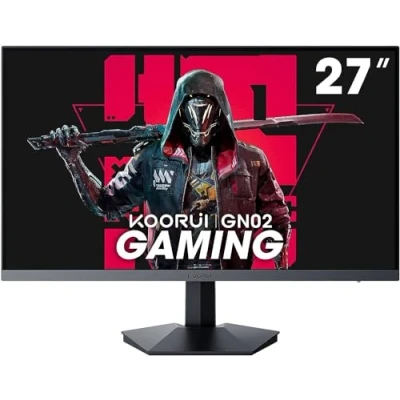Immagine di KOORUI Monitor Gaming 27 Pollici, Schermo Pc 240Hz, FHD, 1ms, Adaptive Sync (1920 x 1080p, DCI P3 90%, SRGB 100%, HDMI, DisplayPort, VESA 75x75)