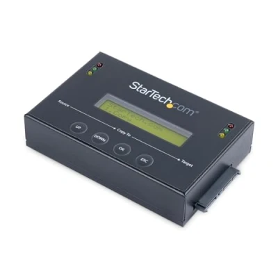 Immagine di StarTech.com Docking Station per Hard Disk 1:1 Duplicatore con Gestore Immagini Disco Backup/Ripristino, Archivia Diverse su dischi SATA 2.5/3.5&quot;, Clona HDD/SSD senza PC (SATDUP11IMG)