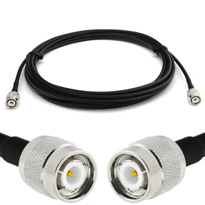 Immagine di RANGEFUL TNC maschio a 1m cavo coassiale RG58/U — per HAM antenna CB radio analizzatore misuratore SWR VHF marino rosmetro