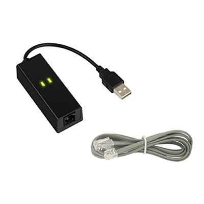Immagine di KALEA INFORMATIQUE Adattatore Fax Modem 56K su porta USB con presa RJ11. Chipset CONEXANT