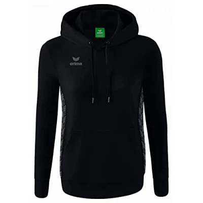 Immagine di Erima Donna Essential Team Felpa con cappuccio, nero, 40