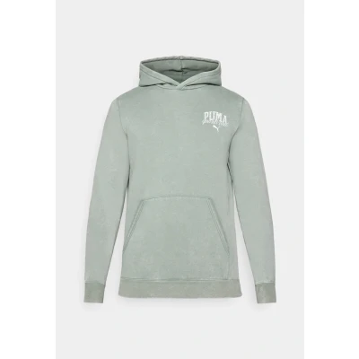 Immagine di PUMA Class Washed Hoodie FL, Felpe con Cappuccio Uomo, Green Moon,