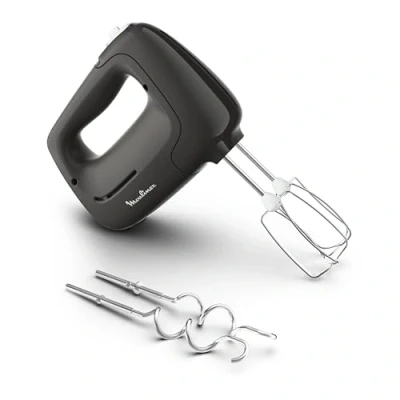 Immagine di Moulinex PREP MIX Sbattitore Elettrico, Mixer 450W, 5 Velocità, Impostazione Turbo, 2 Fruste, Ganci Impastatori, Acciaio Inox, Ergonomico, Accessori Lavabili in Lavastoviglie, HM450HF0