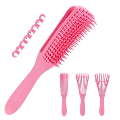 Immagine di PINDAV Spazzola Districante Per Capelli, Scioglinodi Capelli RIcci O Lisci Utilizzabile Su Bagnati Asciutti