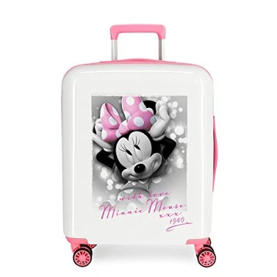 Immagine di Disney Minnie Style Trolley cabina Multicolore 37x55x20 cms Rigida ABS Chiusura a combinazione numerica 38.4L 2,9Kgs 4 doppie ruote Bagaglio mano