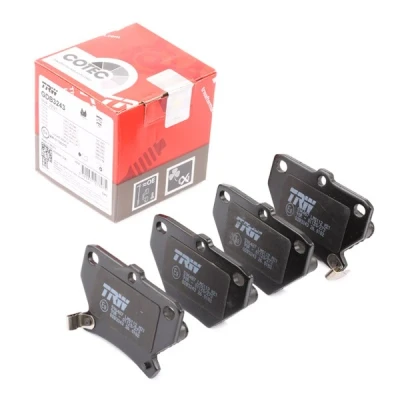 Immagine di TRW COTEC GDB3243 Kit pastiglie freno con segnalatore acustico usura TOYOTA: Corolla Verso, Yaris I Hatchback, IX Hatchback