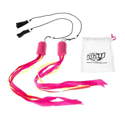 Immagine di Play Juggling Ribbon Bolas con Nastri Colorati da GIOCOLIERE per Giocoleria Fucsia