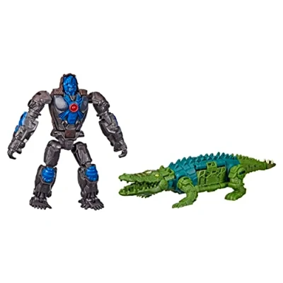 Immagine di Transformers: Il Risveglio, Beast Alliance, Combiner, confezione da 2 con giocattolo di Optimus Primal, dai 6 anni in su, 12,5 cm