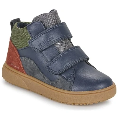 Immagine di Geox J Theleven BOY B ABX Sneakers alte per bambini, Taglia: 37, Navy dark grey Pelle / sintetico