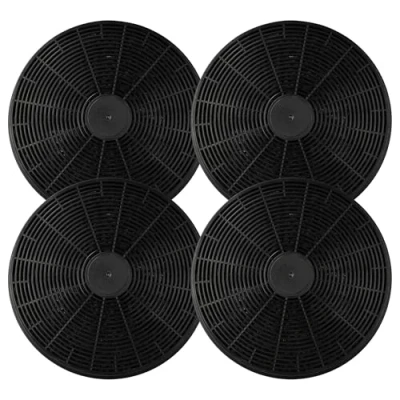 Immagine di vhbw 4x filtro a carboni attivi compatibile con Klarstein 10013866, 10013867, 10013868, 10013869 cappe aspiranti 17,5 cm