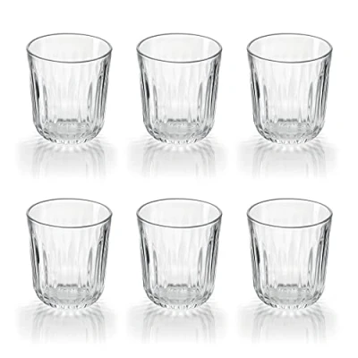 Immagine di Guzzini Gocce, Set 6 Bicchieri in Vetro Everyday, 250 ml, Trasparente
