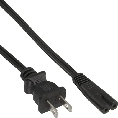 Immagine di InLine 16654P Cavo di alimentazione da Giappone a spina Euro 8 C7, 1,8 m, colore: Nero