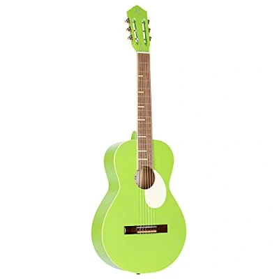 Immagine di Ortega Guitars Chitarra Full Size Gaucho Series Corpo parlor include Gigbag Legno di Agathis / green (RGA GAP)