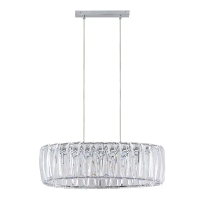 Immagine di Lampada a sospensione Lindby Sofia, ovale, trasparente, acrilico