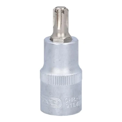 Immagine di KS TOOLS Serie di bussole M8 Acciaio al cromo vanadio Scanalature incassate (Ribe CV) 911.4514