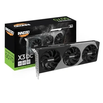 Immagine di Inno 3D Scheda grafica Nvidia GeForce RTX 5070 RTX™ X3 OC 12 GB RAM GDDR7 PCIe x16 HDMI ® 2.1, DisplayPort 2.1