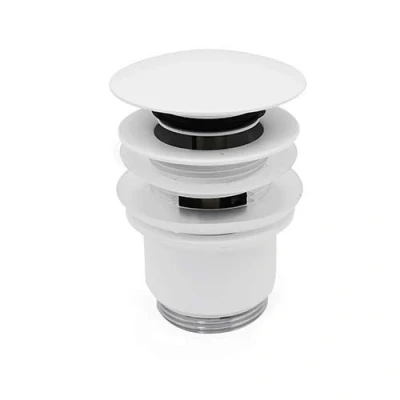 Immagine di PILETTA CLICK CLACK CON TROPPO PIENO Bianco Opaco