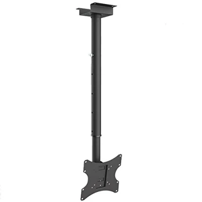 Immagine di Maclean MC 580 Supporto Staffa Universale da Soffitto Nero per TV Plasma LED LCD 17&#039;&#039; fino a 37&#039;&#039; VESA Compatibile Carico MAX 50kg
