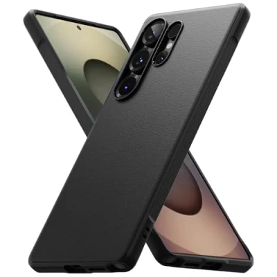 Immagine di Ringke Onyx Compatibile con Cover Samsung Galaxy S25 Ultra, Custodia Calza Perfettamente Antiscivolo Anti Impronte Graffio Resistente Black