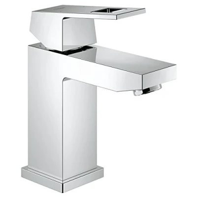 Immagine di Grohe 2313200E Eurocube Miscelatore per Lavabo Sensa Saltarello, Cromo, Ecojoy, S Eco