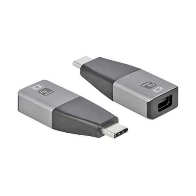 Immagine di Techly 363494 Adattatore da USB C™ a Mini DisplayPort MDP 4K 60Hz Nero/Argento