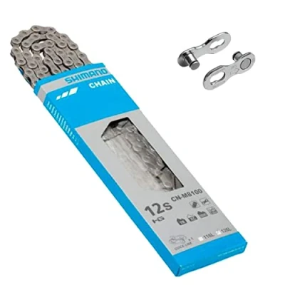 Immagine di SHIMANO Cadena Xt M8100 12v 126 Es, Catena Unisex Adulto, Silver