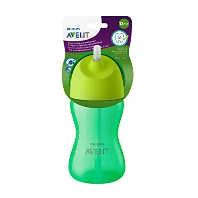 Immagine di Philips SCF798/01 Tazza con Cannuccia, 300 ml, Verde
