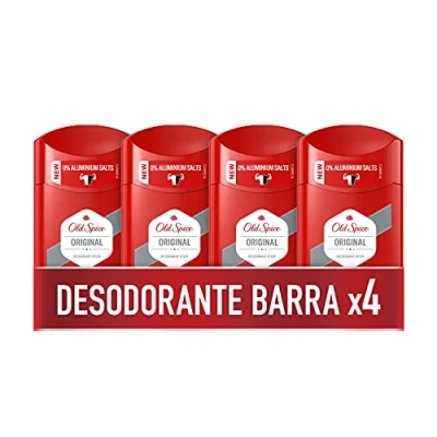 Immagine di Old Spice Originale Deodorante in stick per uomo, confezione da 4 x 50 ml