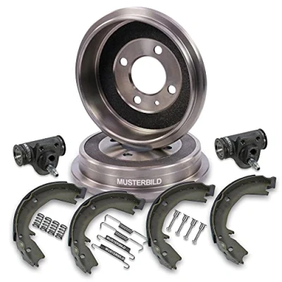 Immagine di Kit freni BESTPRICE asse posteriore incl. 2x tamburo freno 4x Ganasce per a 1x di montaggio Cilindretti ruota Compatibile con CHEVROLET MATIZ, DAEWOO MATIZ (M100, M150)