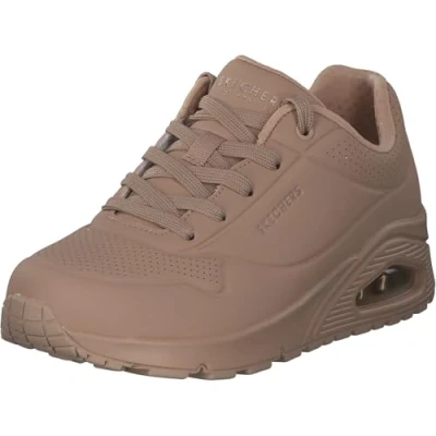 Immagine di Skechers Uno Stand On Air, Scarpe da ginnastica Donna, Sand Durabuck, 37 EU Larga