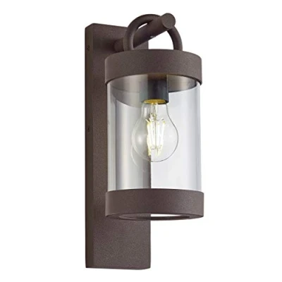 Immagine di Trio Leuchten 204160124 Sambesi Lampada da parete per esterni, in alluminio pressofuso, acrilico trasparente, non inclusa 1 x E27.