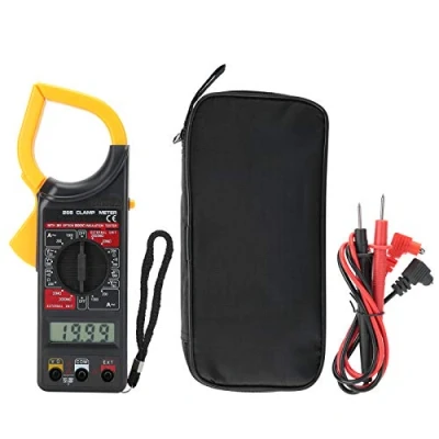 Immagine di Multimetro elettronico, DT 266 Digital LCD Clamp Meter Amperometro portatile Voltmetro Strumento di misurazione