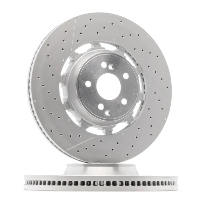 Immagine di BREMBO 09.C127.33 disco freno 390 36 5 ventilazione interna, intagliato/perforato, a due pezzi rivestito ad alto tenore di carbonio