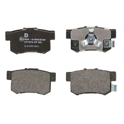 Immagine di DELPHI LP1972 Kit pastiglie freno con segnalatore acustico usura lamierino anticigolío senza accessori HONDA: CR V 4, 2, FR