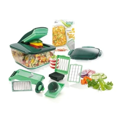 Immagine di Genius A27060 Nicer Dicer Chef Taglia frutta e verdura, Acciaio Inox, Plastica, 3300 ml