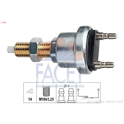 Immagine di EPS 1.810.006 Interruttore luce freno meccanico M10x1,25 Made in Italy OE Equivalent