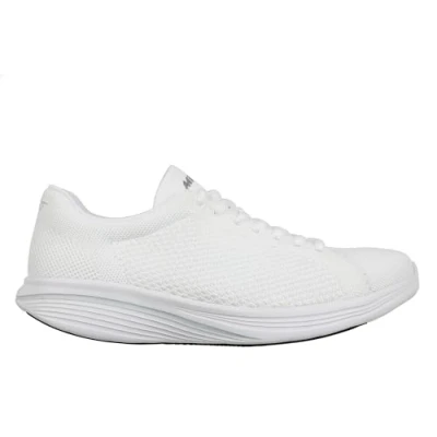 Immagine di MBT Sora Lace UP Sneakers Sportive per Donna Stile Moderno Scarpe da Passeggio Anatomiche e Comode Calzature Fisiologiche Confort Stabilità con Suola Curva. Lacci. Colore Bianco