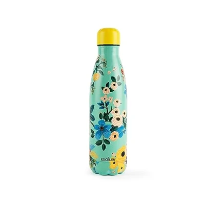 Immagine di Excelsa Fiori Frida Bottiglia Termica, 50 Cl., Multicolor, Acciao INOX
